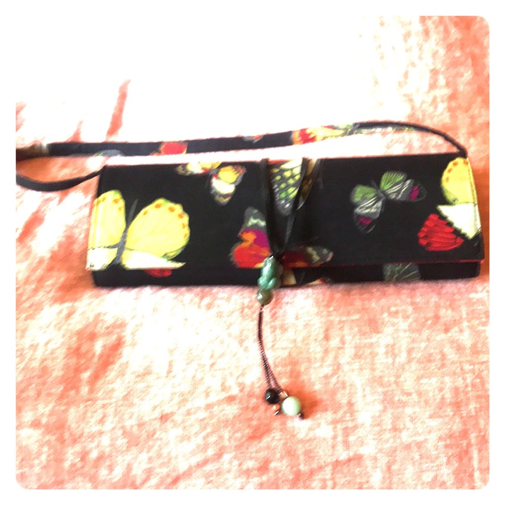 Silk evening purse.